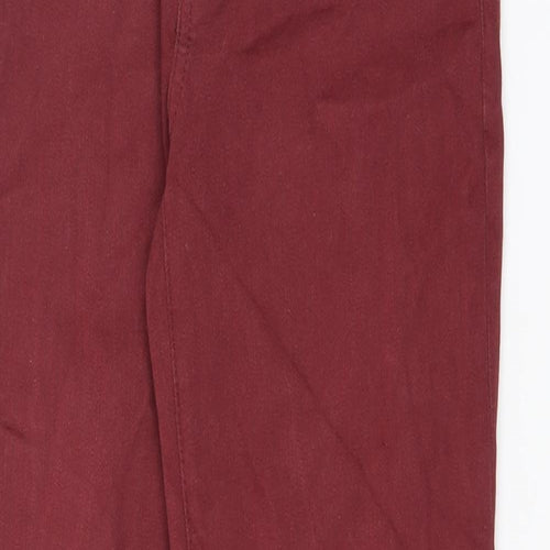 Gap Womens Red Cotton Skinny Jeans Size 28 in L29.5 in Regular Zip