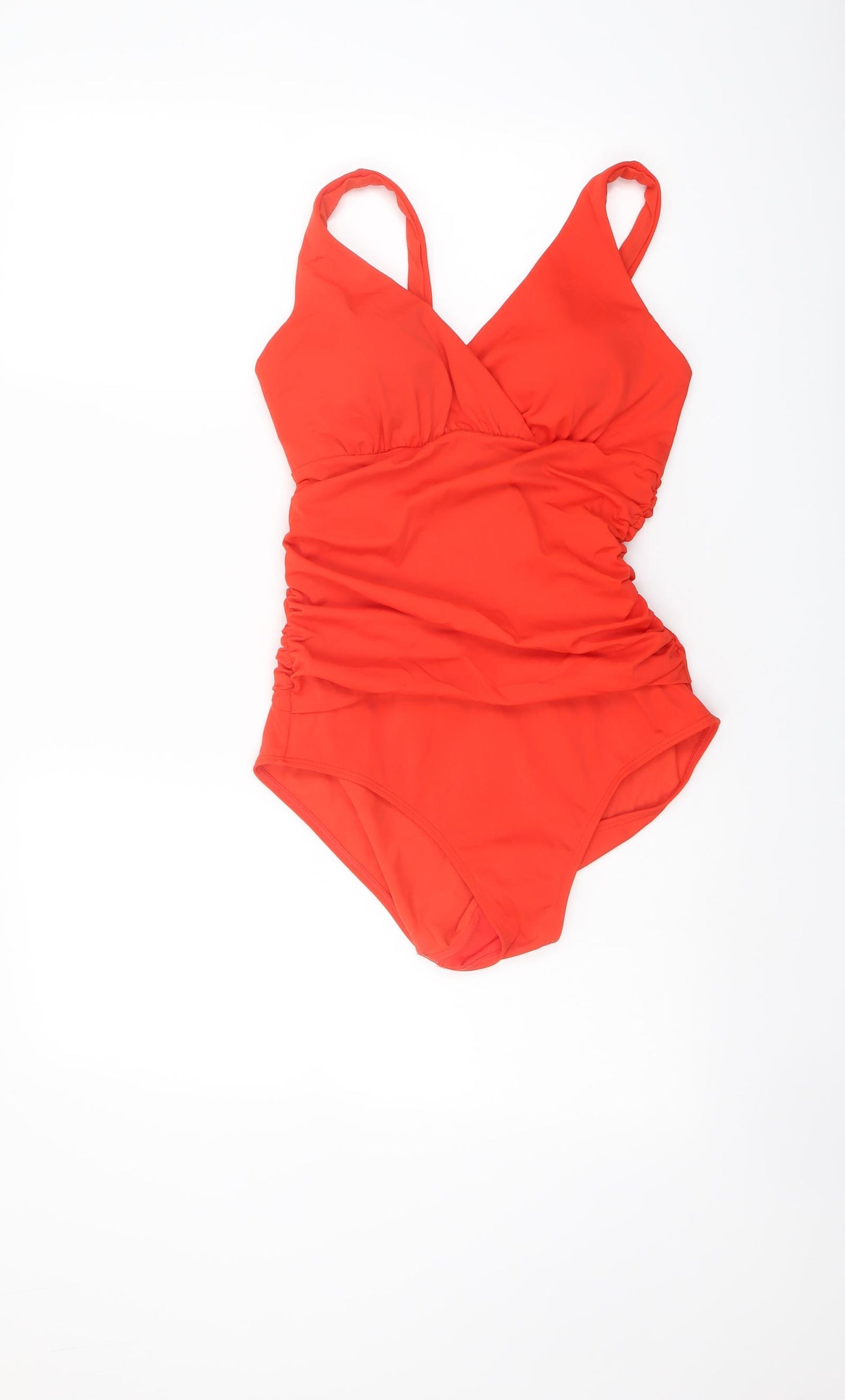Boden Womens Red Polyamide One Piece Size 12 - Rouched