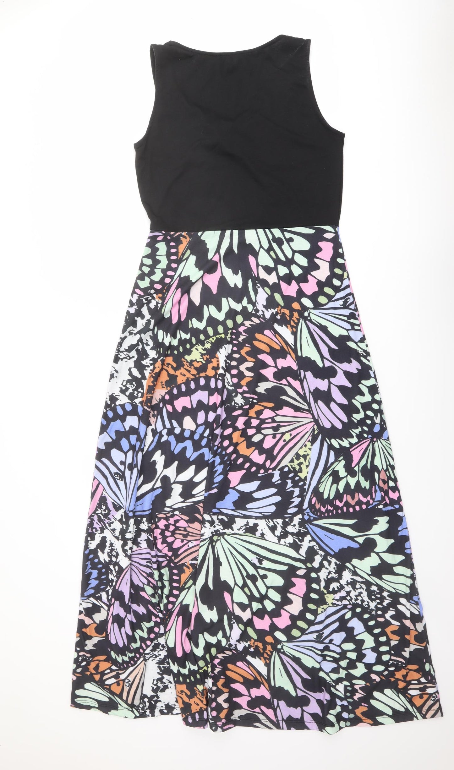 Lipsy Womens Multicoloured Geometric Polyester Maxi Size 14 Sweetheart Pullover - Butterfly Print