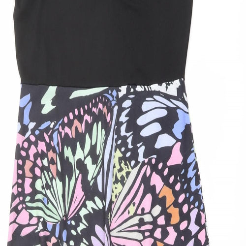 Lipsy Womens Multicoloured Geometric Polyester Maxi Size 14 Sweetheart Pullover - Butterfly Print