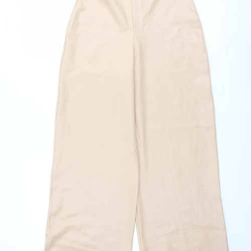 Boohoo Womens Pink Polyester Jumpsuit One-Piece Size 8 Pullover