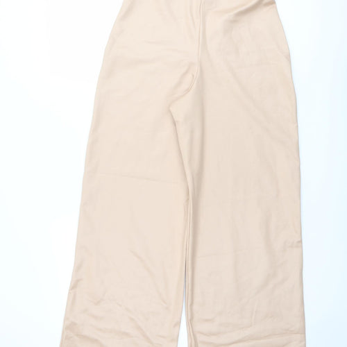 Boohoo Womens Pink Polyester Jumpsuit One-Piece Size 8 Pullover