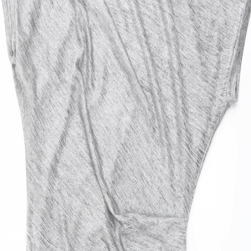 Oasis Womens Grey Polyester Bodycon Size XS Round Neck Pullover