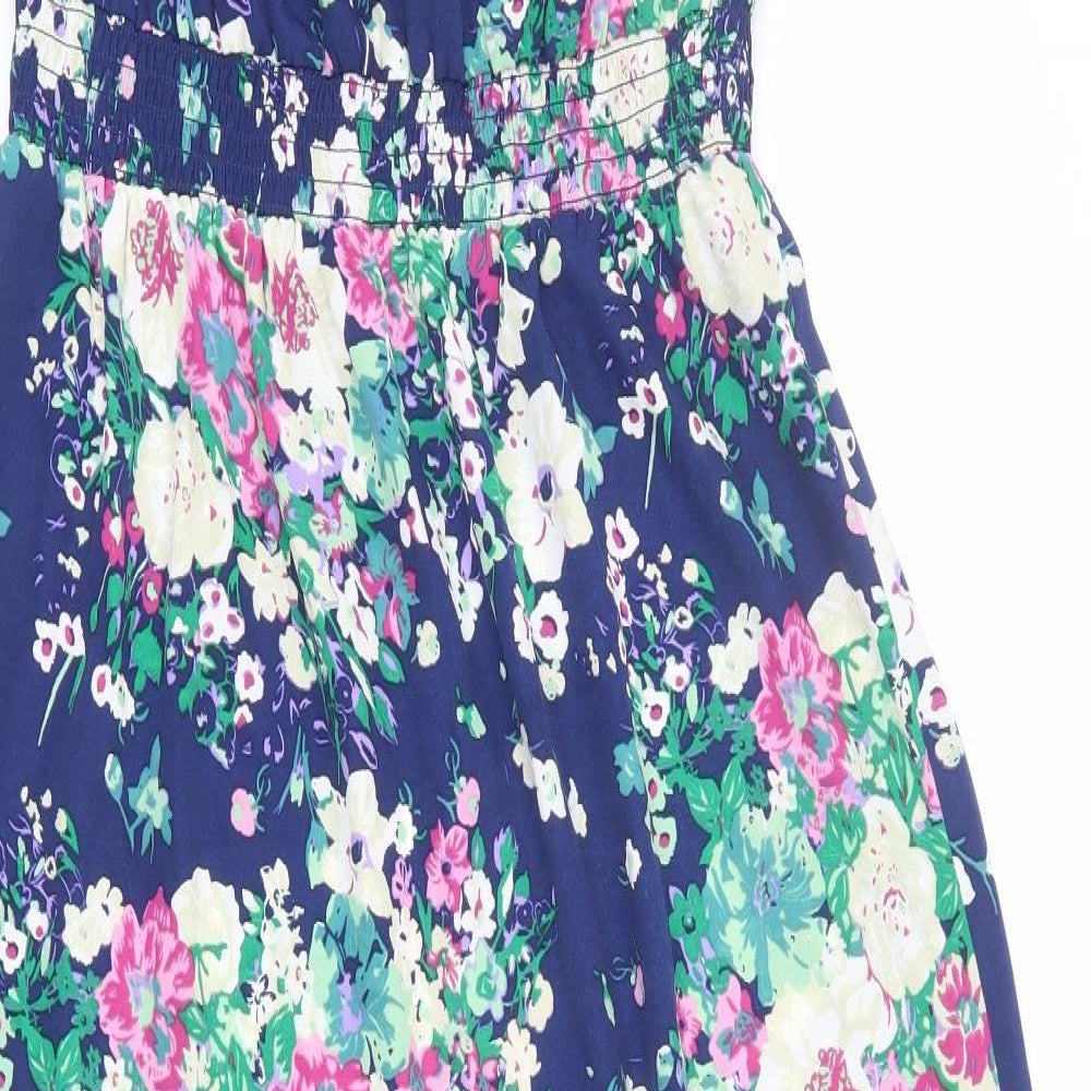 NEXT Womens Multicoloured Floral Polyester Maxi Size 16 Off the Shoulder Pullover