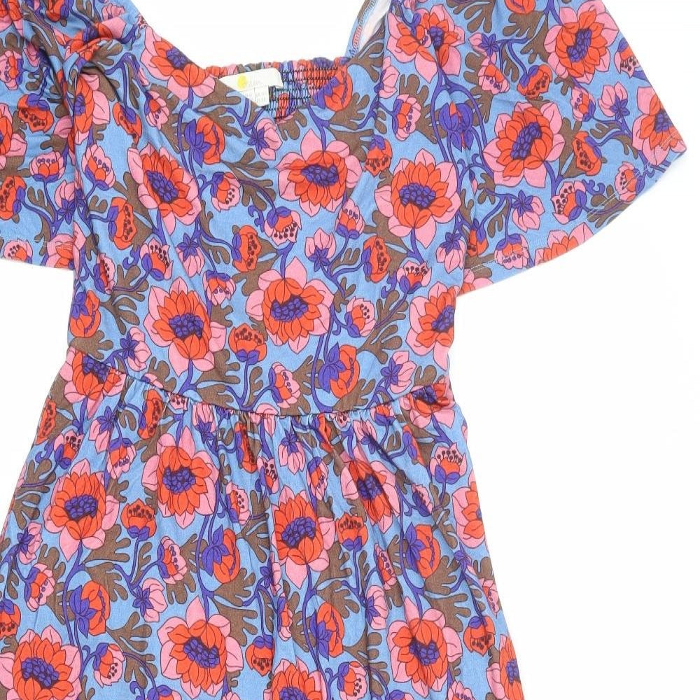 Boden Womens Multicoloured Floral Polyester Fit & Flare Size 12 Sweetheart Pullover