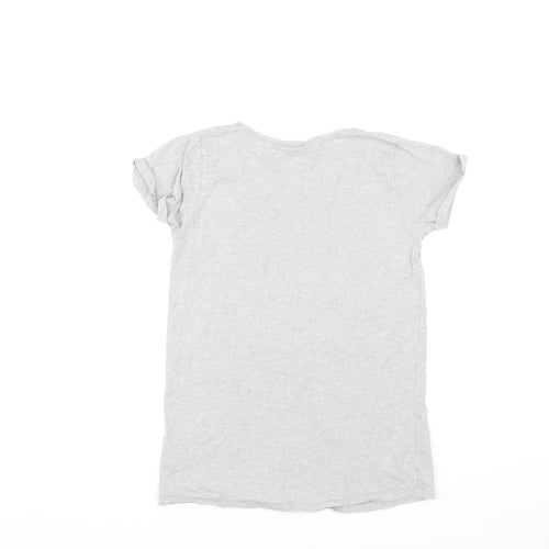 Bloody Marvellous Womens Multicoloured Cotton Basic T-Shirt Size M Round Neck