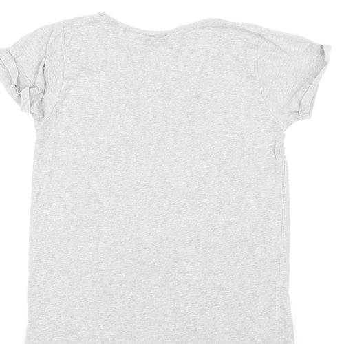 Bloody Marvellous Womens Multicoloured Cotton Basic T-Shirt Size M Round Neck