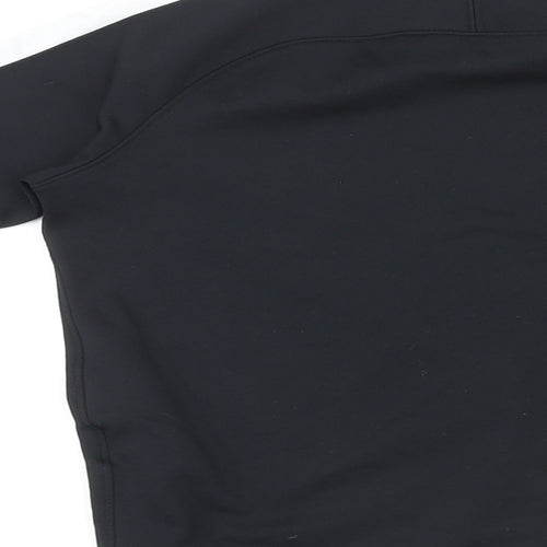 Nike Womens Black Polyester Basic T-Shirt Size M Round Neck Pullover