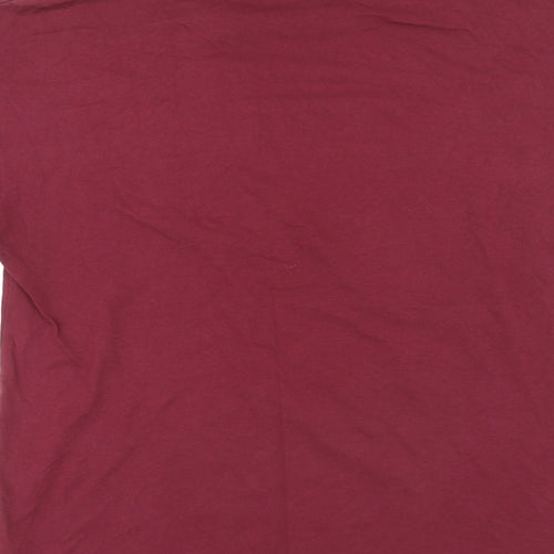 NEXT Mens Red Cotton T-Shirt Size S Crew Neck