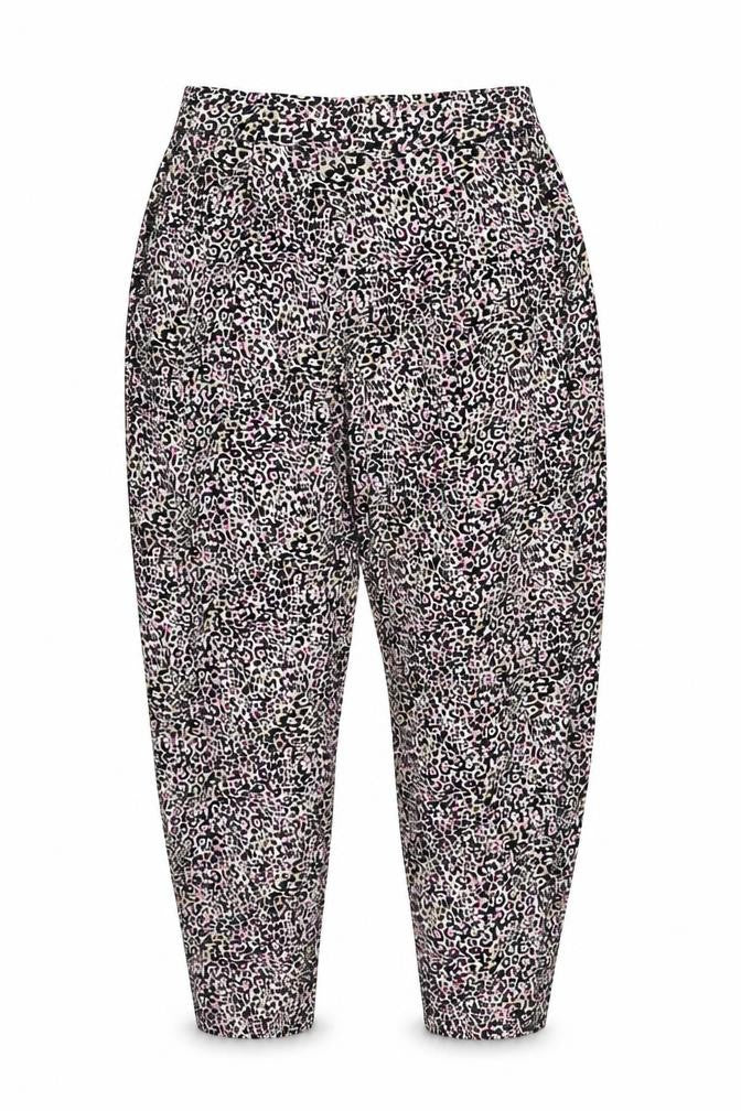 Marks and Spencer Womens Multicoloured Geometric Viscose Harem Leggings Size 6 L26 in