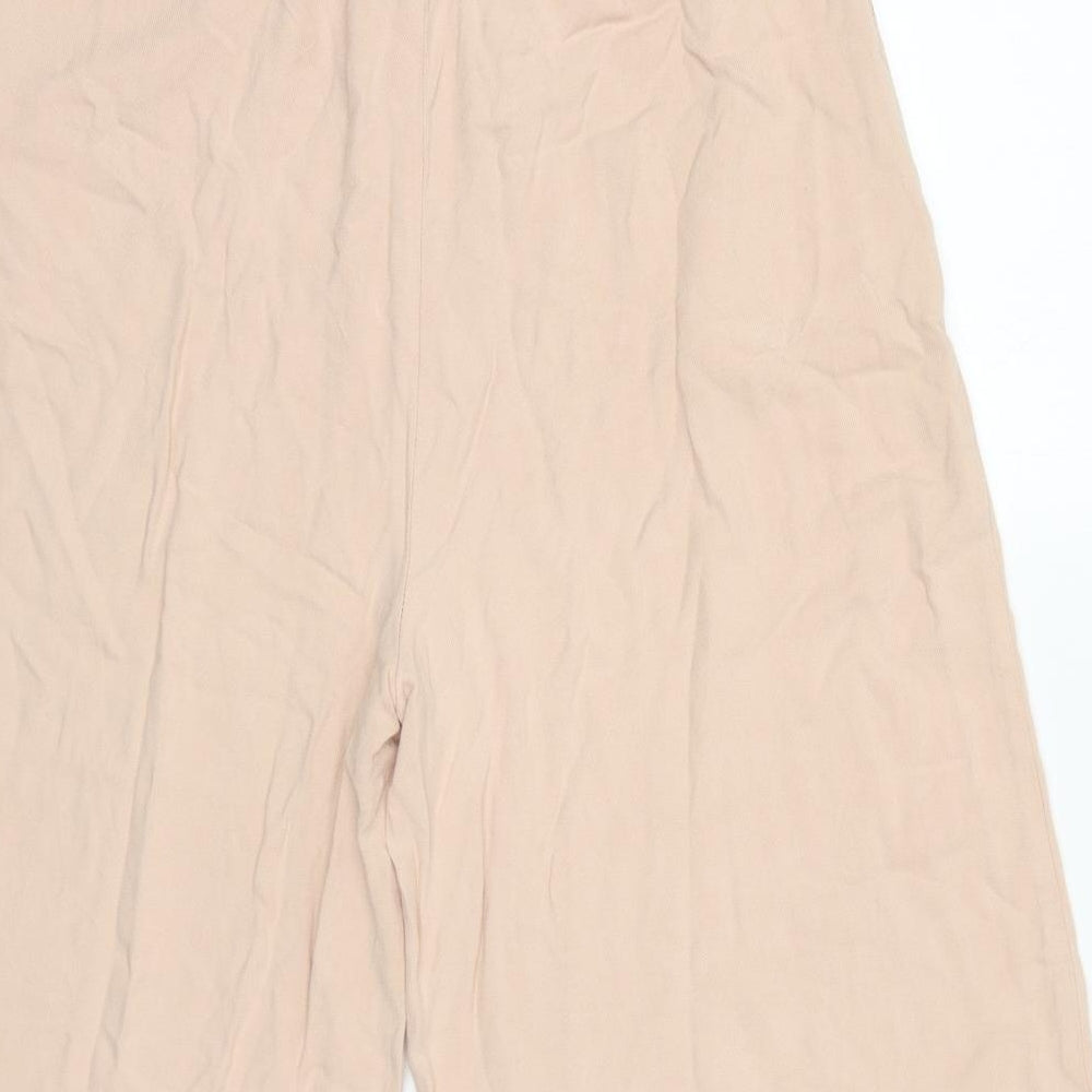 Pull&Bear Womens Pink Viscose Bermuda Shorts Size M L18 in Regular Pull On