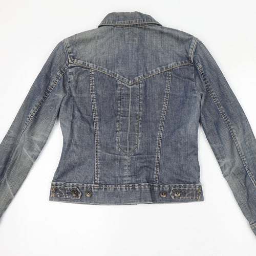 Gap Womens Blue Jacket Size XS Button