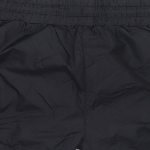 H&M Womens Black Polyamide Athletic Shorts Size 8 L13 in Regular Drawstring