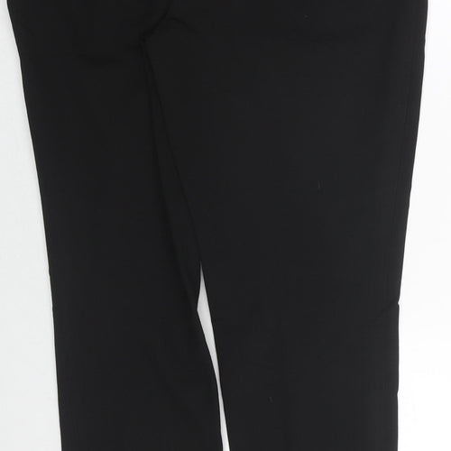Carolina Belle Womens Black Polyester Dress Pants Trousers Size 12 L28 in Regular Zip