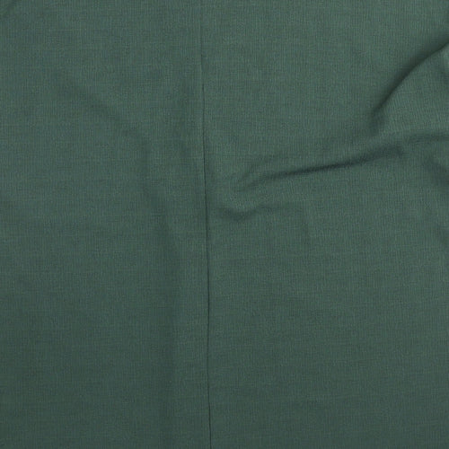 Gallery Womens Green Polyester Basic Blouse Size M V-Neck