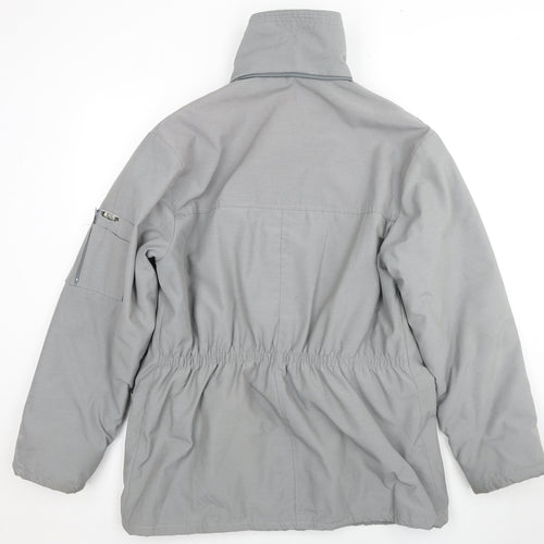 Wembley Womens Grey Jacket Coat Size 12 Zip