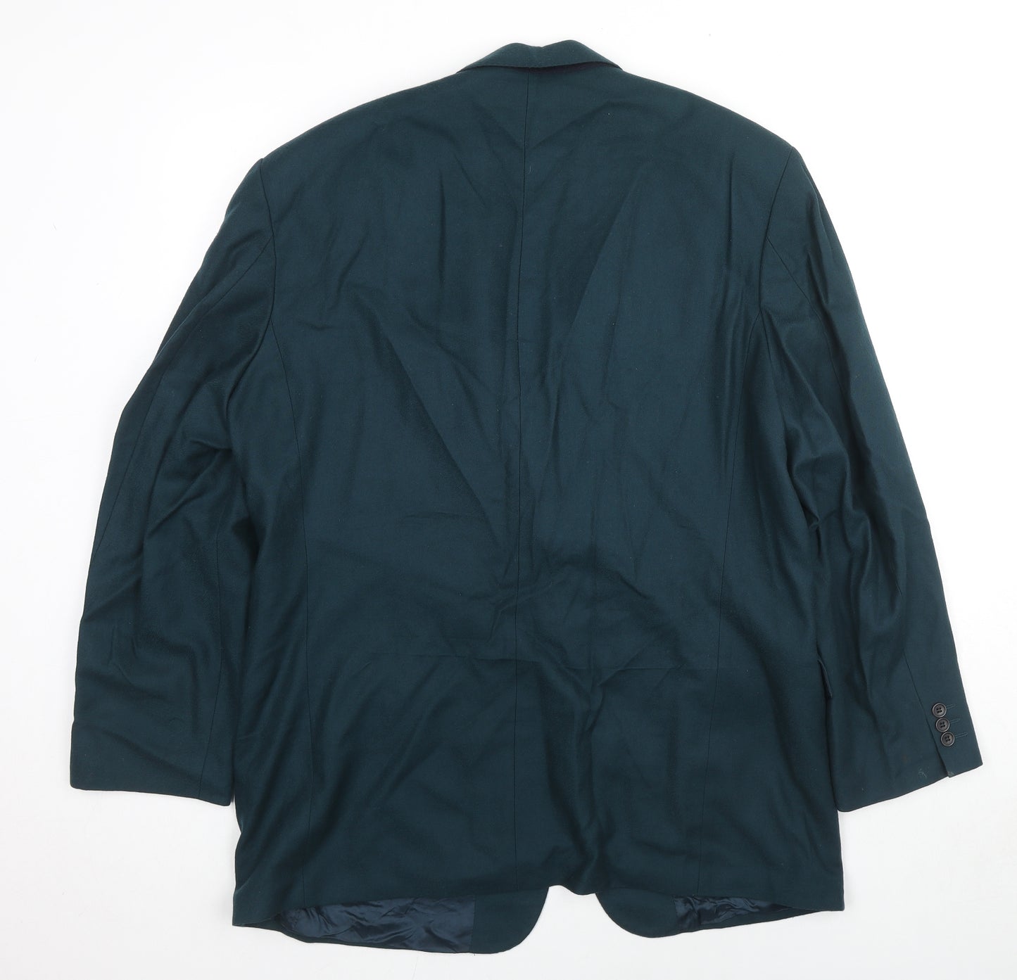 St Michael Mens Blue Wool Jacket Suit Jacket Size 44 Regular