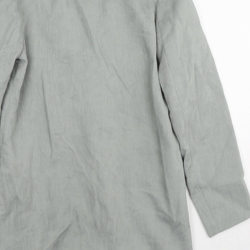 ASOS Womens Grey Gilet Blazer Size 4 Button