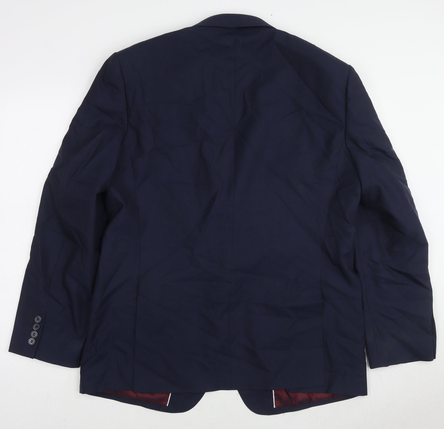 Autograph Mens Blue Wool Jacket Suit Jacket Size 44 Regular