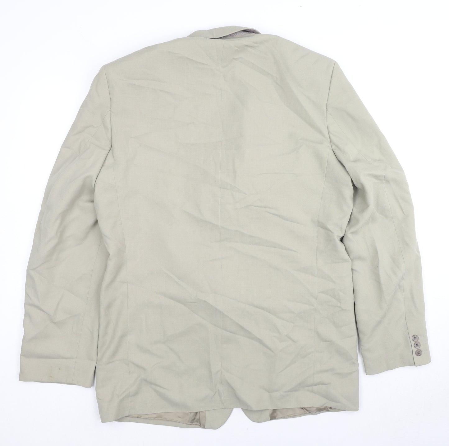 Jonathan Adams Mens Beige Polyester Jacket Suit Jacket Size 42 Regular