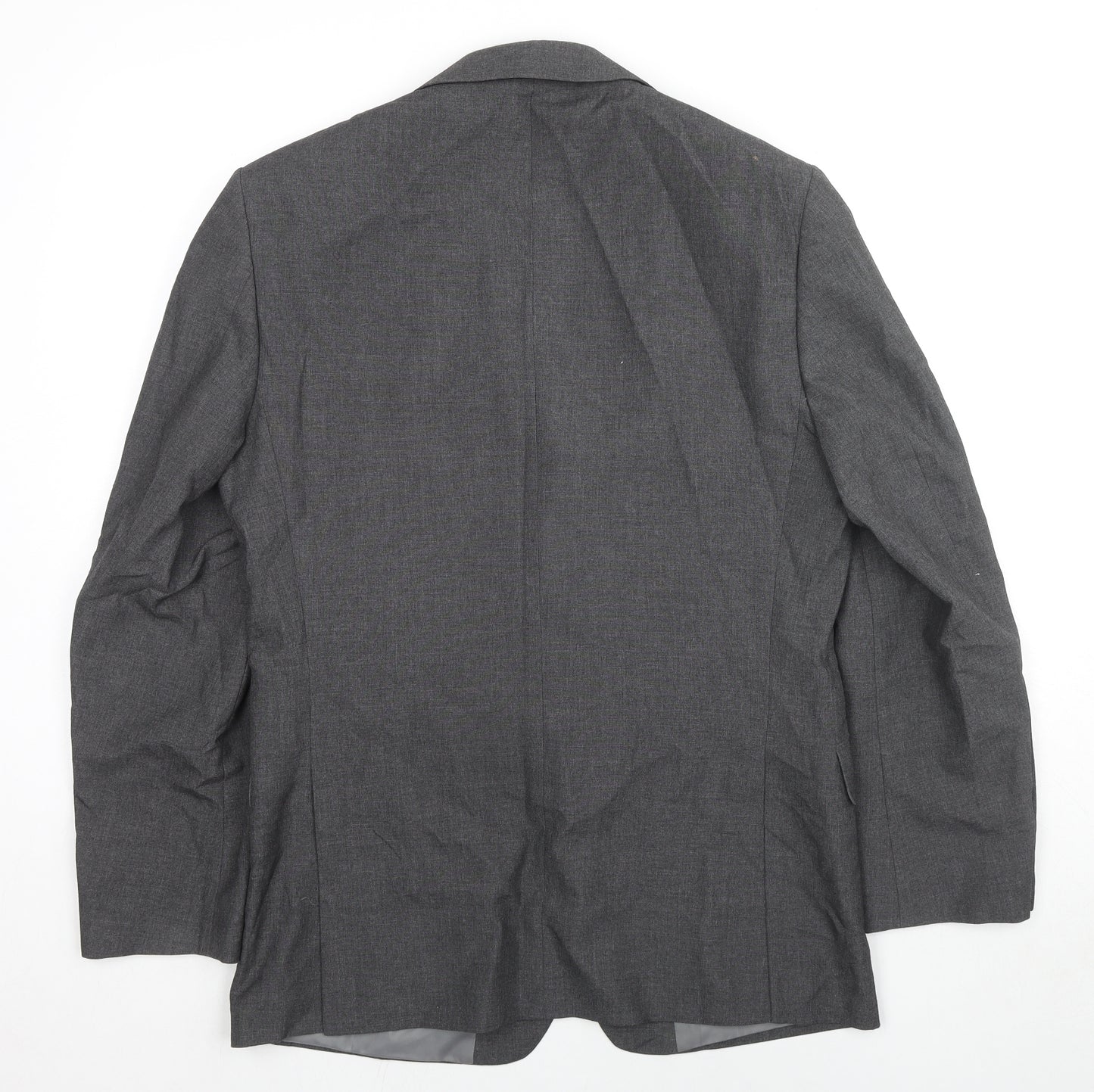 Marks and Spencer Mens Grey Polyester Jacket Suit Jacket Size 40 Regular