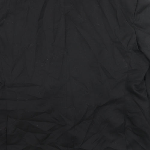 Marks and Spencer Mens Black Polyester Jacket Suit Jacket Size 42 Regular