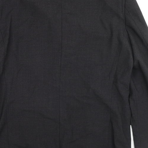 Blazer Mens Grey Wool Jacket Suit Jacket Size 42 Regular