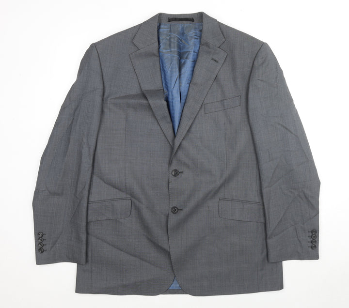 Marks and Spencer Mens Grey Wool Jacket Suit Jacket Size 42 Regular