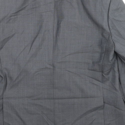 Marks and Spencer Mens Grey Wool Jacket Suit Jacket Size 42 Regular