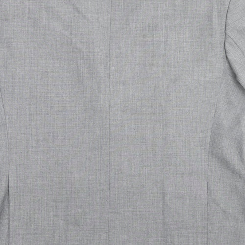 Varteks Mens Grey Polyester Jacket Suit Jacket Size 50 Regular