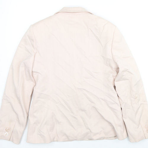 NEXT Womens Pink Jacket Blazer Size 12 Button