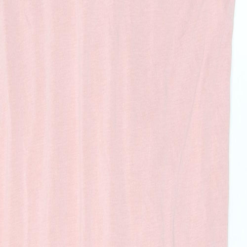 NEXT Womens Pink Modal A-Line Size 14 V-Neck Pullover
