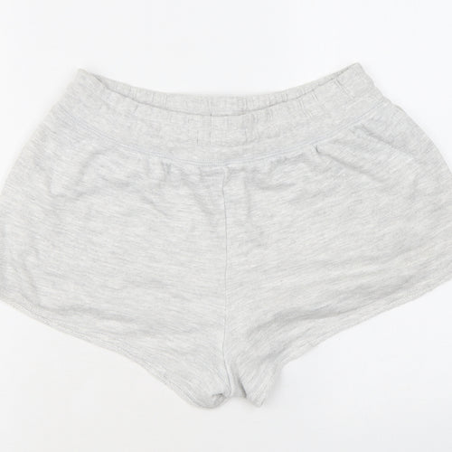 Gilly Hicks Womens Grey Polyester Basic Shorts Size M L3 in Regular Pull On