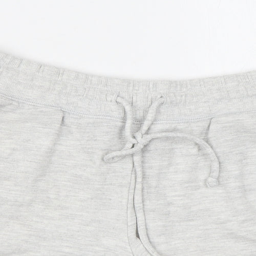 Gilly Hicks Womens Grey Polyester Basic Shorts Size M L3 in Regular Pull On
