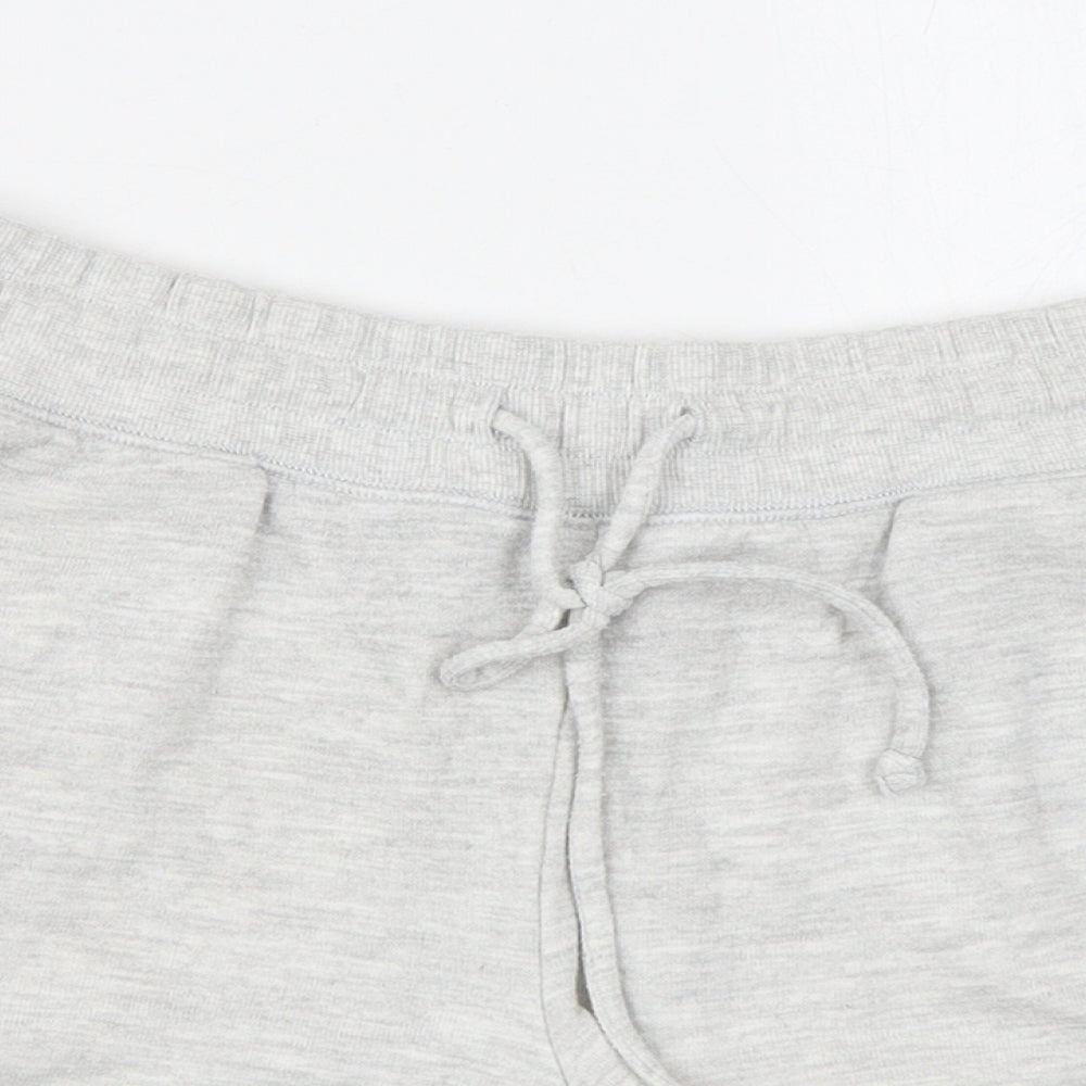 Gilly Hicks Womens Grey Polyester Basic Shorts Size M L3 in Regular Pull On
