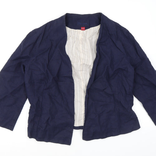 Monsoon Womens Blue Jacket Size 14