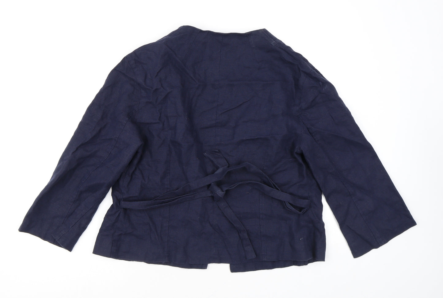 Monsoon Womens Blue Jacket Size 14