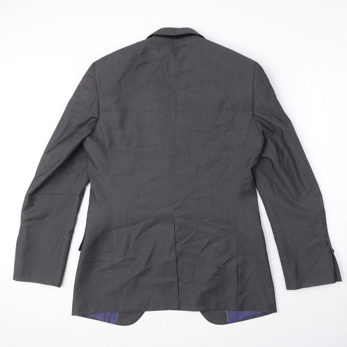 Autograph Mens Grey Wool Jacket Suit Jacket Size M Regular