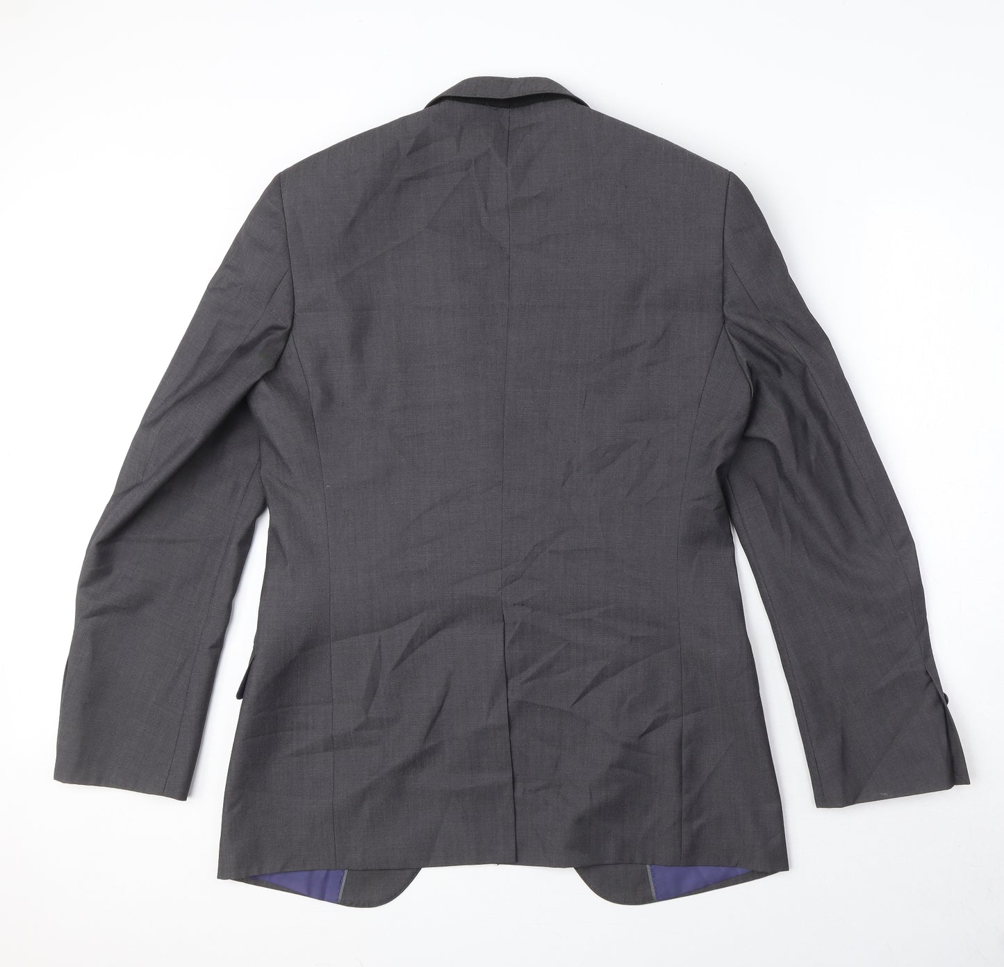 Autograph Mens Grey Wool Jacket Suit Jacket Size M Regular