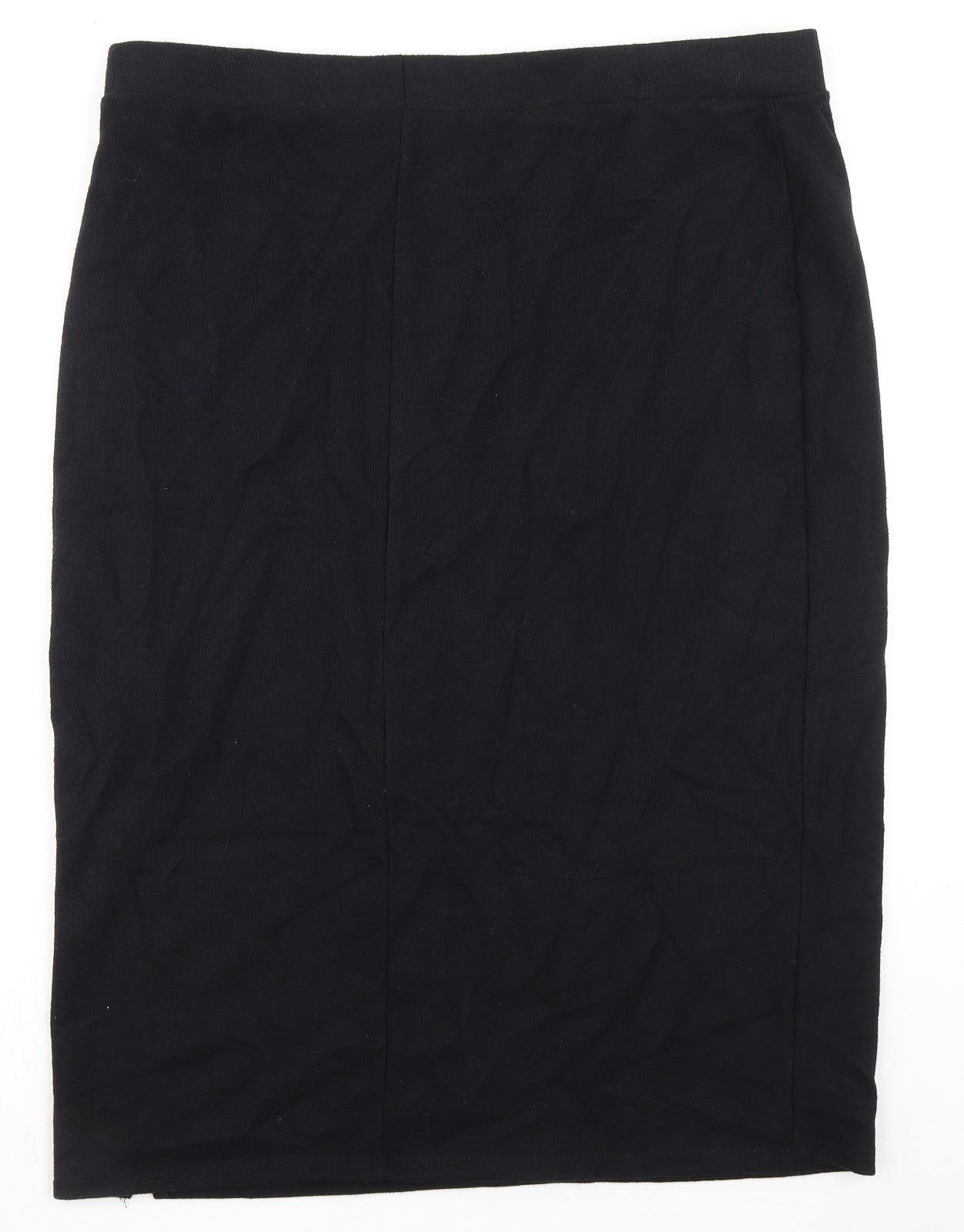 Marks and Spencer Womens Black Polyester Straight & Pencil Skirt Size 20