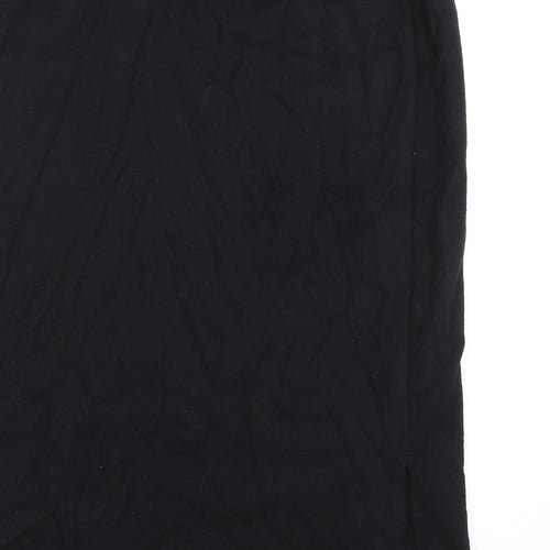 Marks and Spencer Womens Black Polyester Straight & Pencil Skirt Size 20