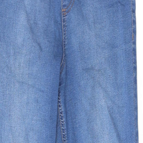 Marks and Spencer Womens Blue Cotton Jegging Jeans Size 10 L29 in Regular
