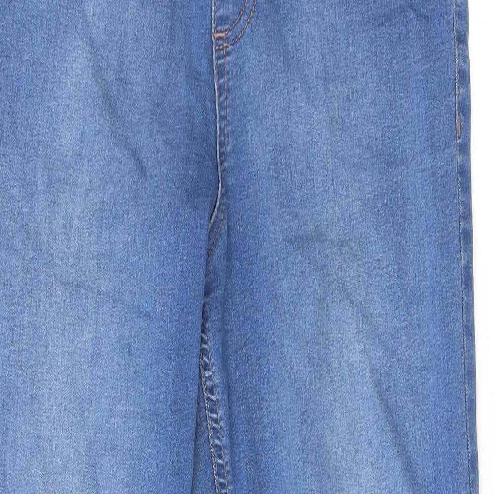 Marks and Spencer Womens Blue Cotton Jegging Jeans Size 10 L29 in Regular