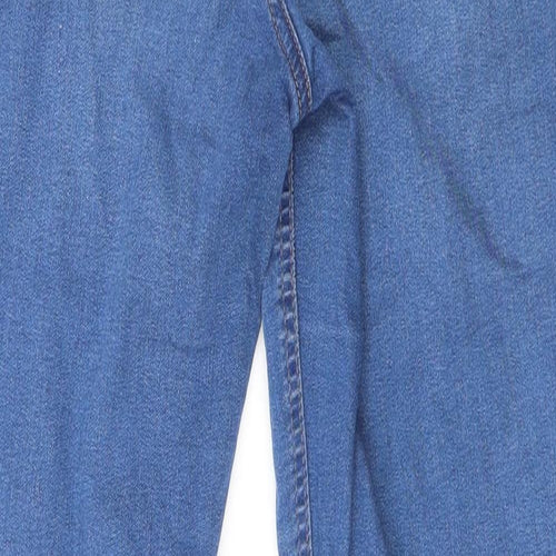 Marks and Spencer Womens Blue Cotton Jegging Jeans Size 10 L29 in Regular