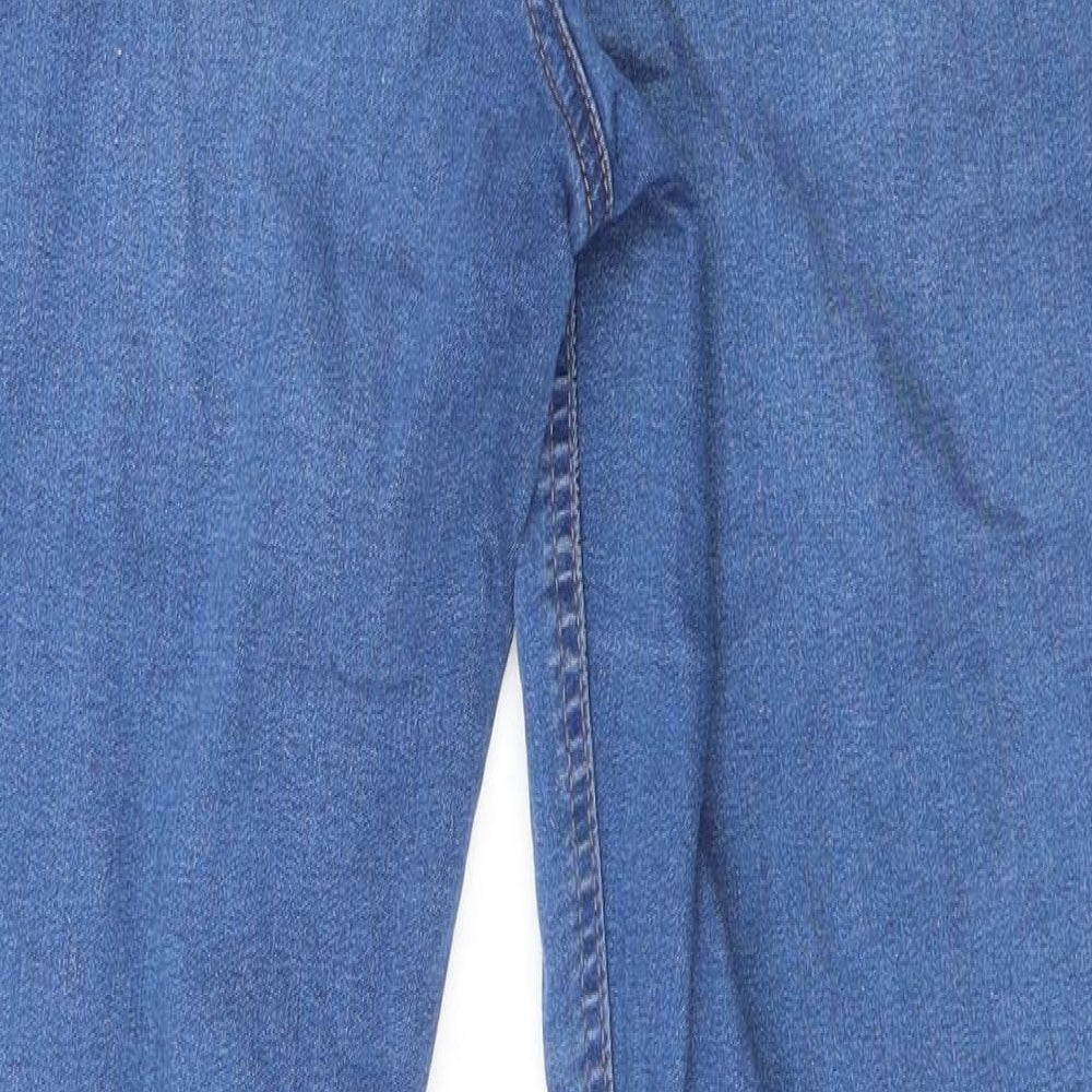 Marks and Spencer Womens Blue Cotton Jegging Jeans Size 10 L29 in Regular