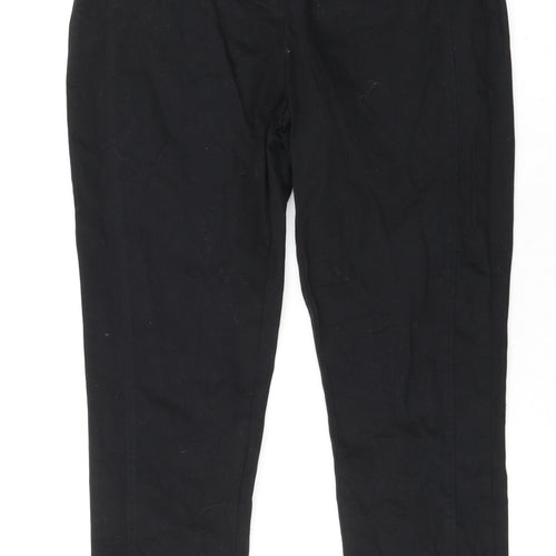 Klass Womens Black Cotton Skinny Jeans Size 14 L30 in Regular Zip