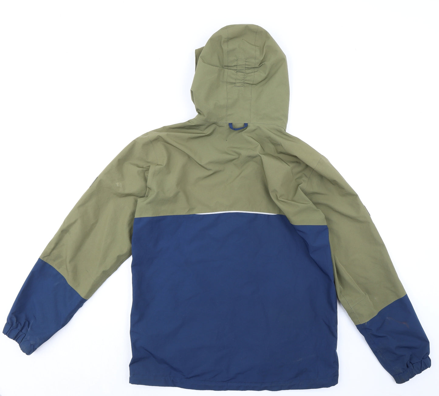 Jack Wolfskin Boys Multicoloured Rain Coat Coat Size 14 Years Zip