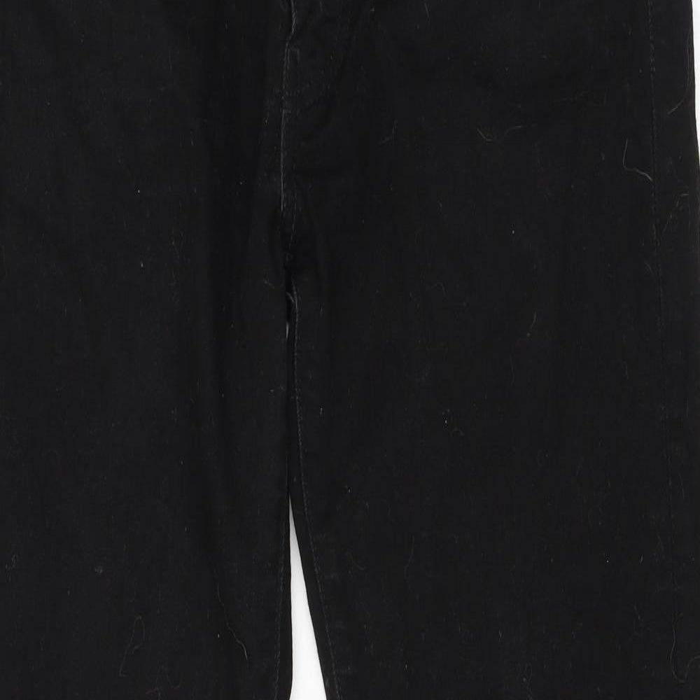 Levi's Mens Black Cotton Straight Jeans Size 32 in L34 in Regular Zip