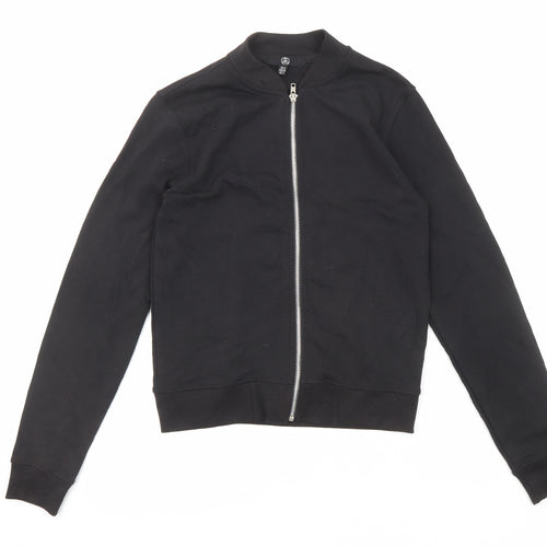 Missguided Womens Black Jacket Size 6 Zip