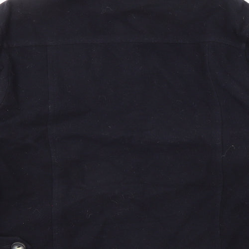 Charlotte Halton Womens Blue Jacket Size 12 Zip